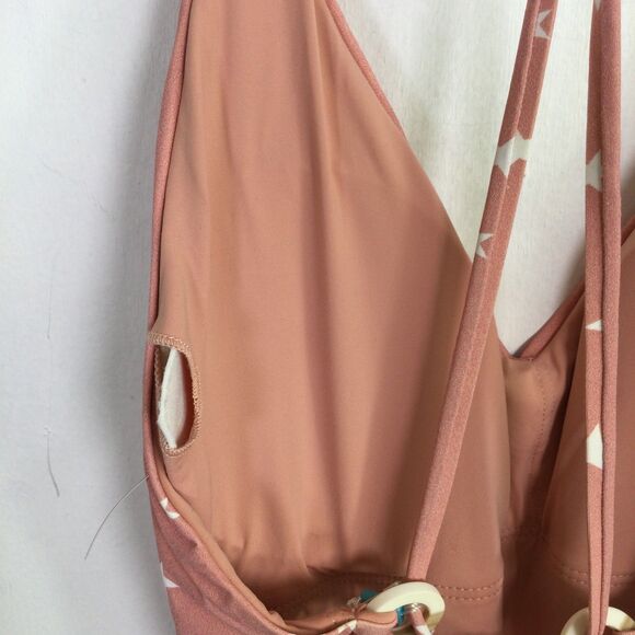 Wet Womens Aria One Piece Swimsuit Open Back Monokini Rose Stars Size S NWT - Picture 14 of 16